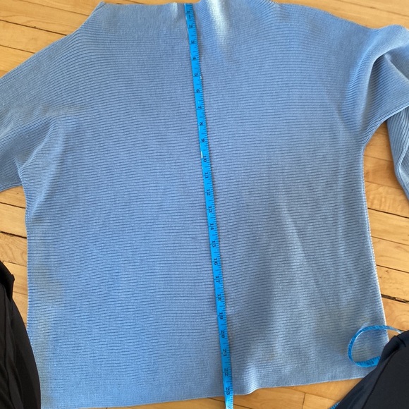 Eileen Fisher ribbed silk top french blue xs - Picture 8 of 8